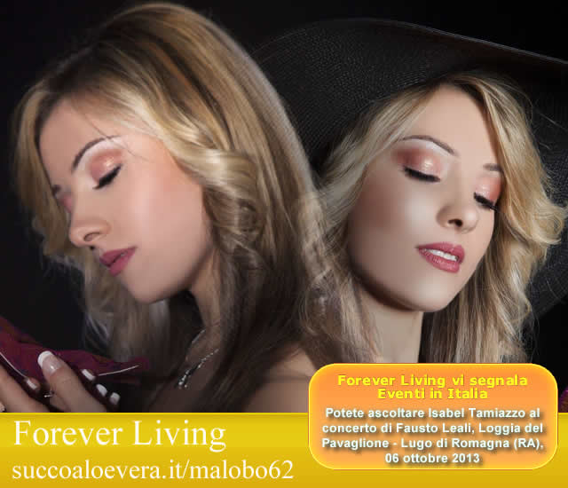 Forever Living - Eventi in Italia: Isabel Tamiazzo al concerto di Fausto Leali