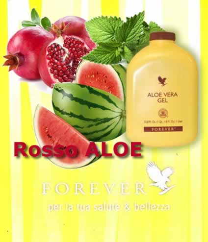 Le bibite colorate e fresche di Forever Living: Rosso aloe