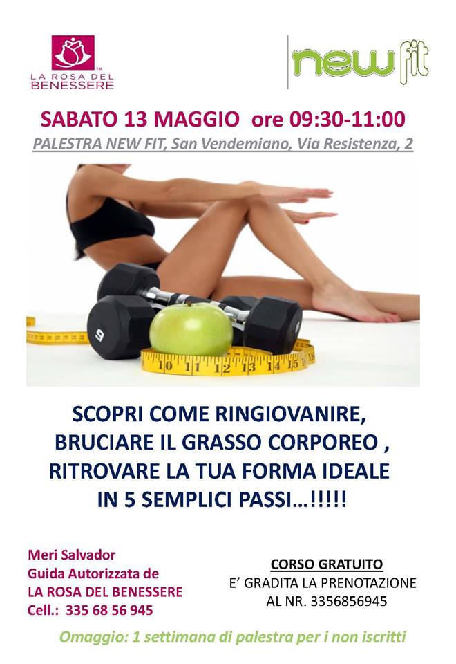 Locandina Evento presso Palestra New Fit 