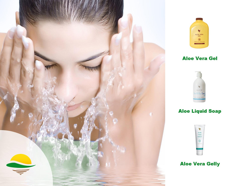 gel aloe vera viso acne