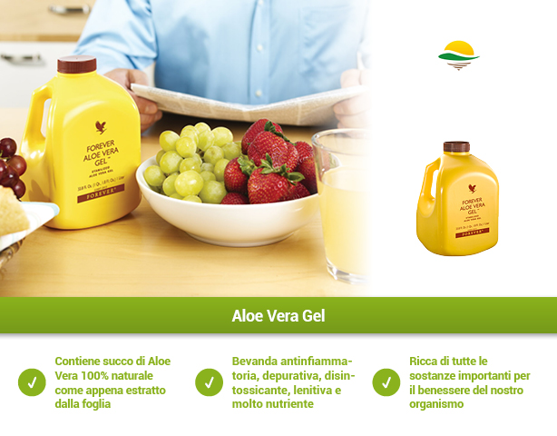 aloe vera gel forever benefici