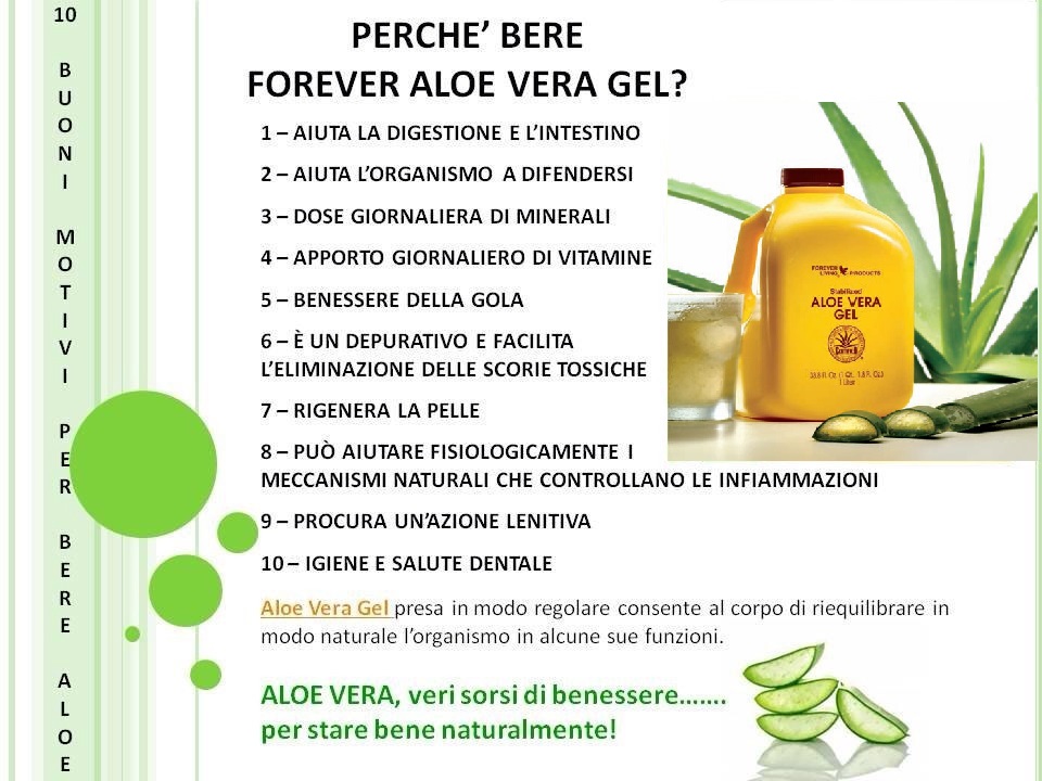 aloe vera per intestino pigro