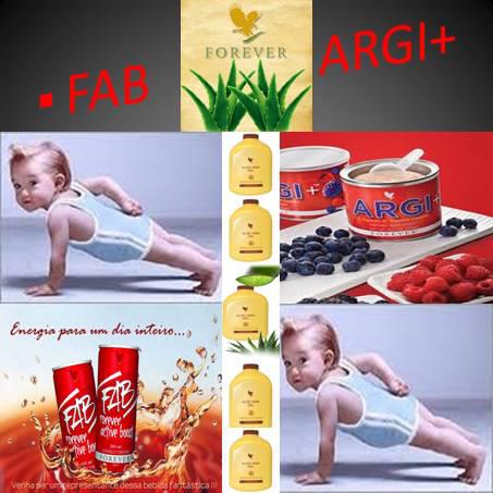 Combinazione Argi+ e Forever Fab(integratore alimentare con bevanda)