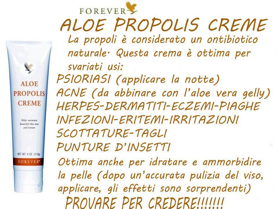 Aloe Propolis Creme(Bellezza e protezione della pelle)