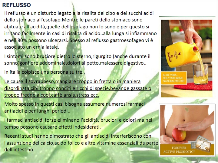 gel aloe per reflusso gastroesofageo